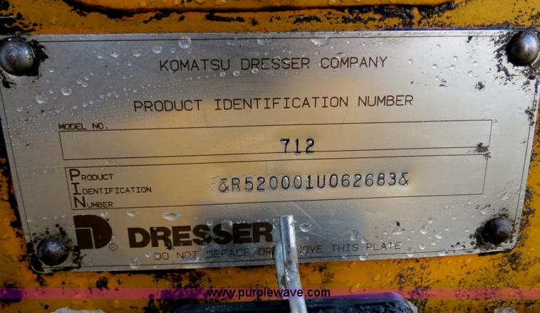 image for item F4336 Dresser 712 roller