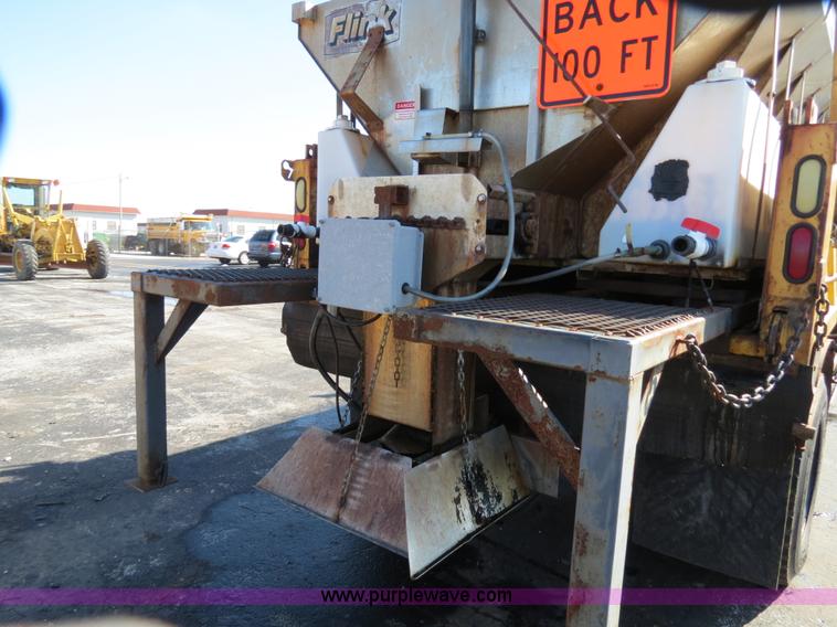 image for item F4350 1996 International 4900 CrewCab dump truck