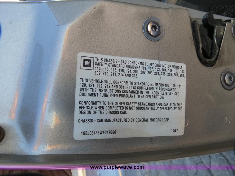 image for item F4363 1998 Chevrolet 3500 service truck