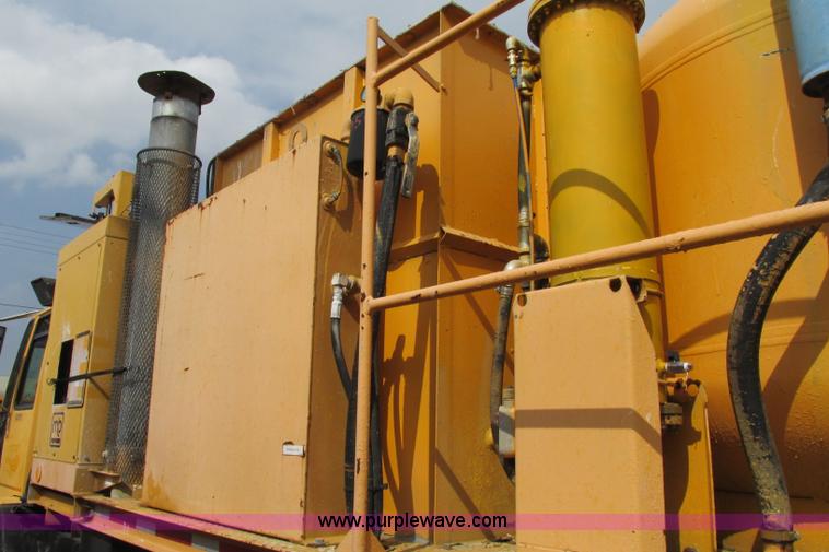 image for item F4803 1996 Ford low tilt cab paint striper truck