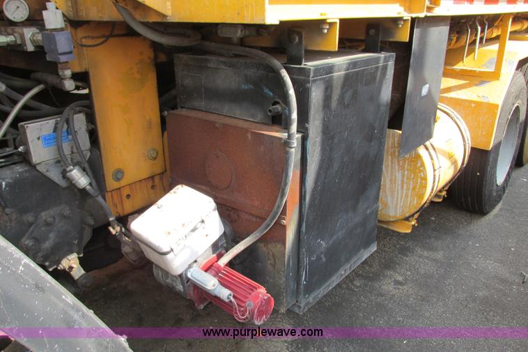 image for item F4803 1996 Ford low tilt cab paint striper truck