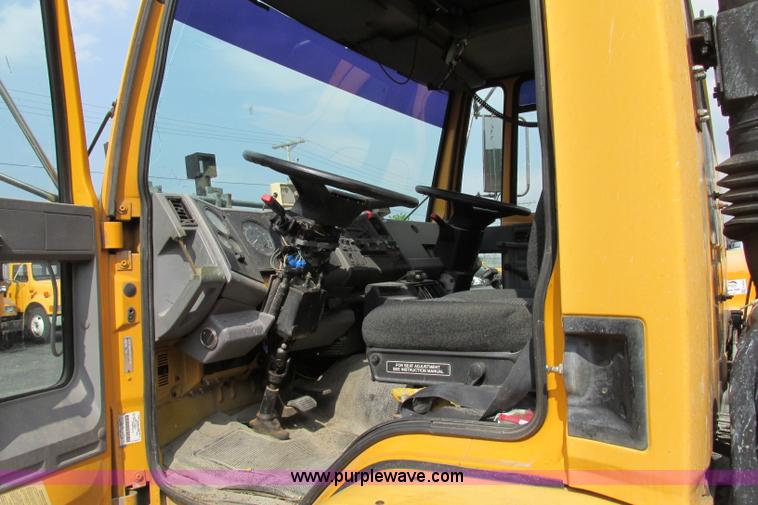 image for item F4803 1996 Ford low tilt cab paint striper truck