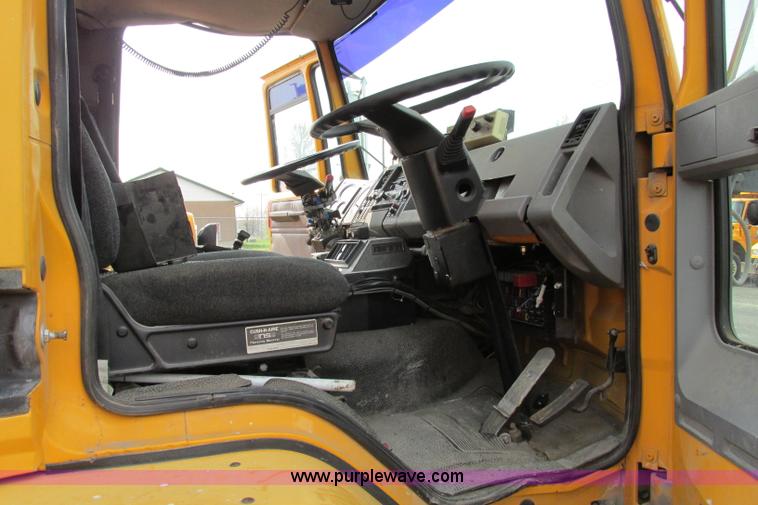 image for item F4803 1996 Ford low tilt cab paint striper truck