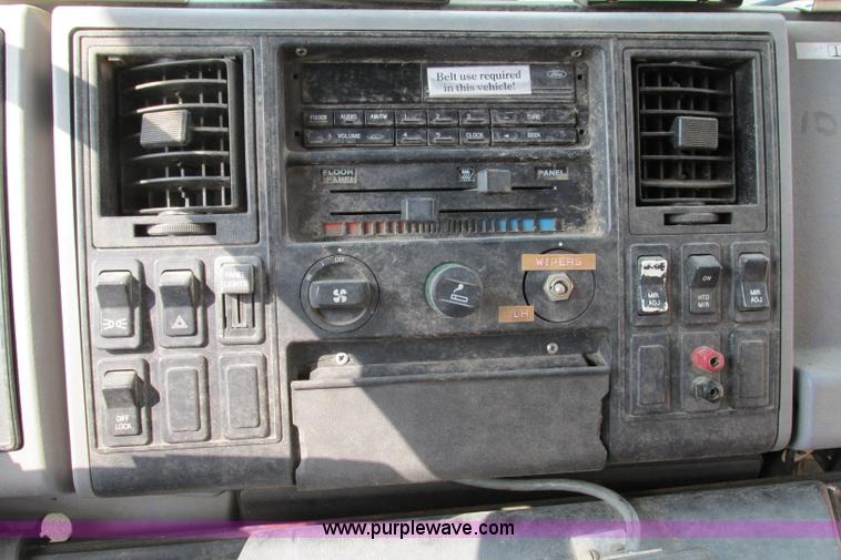 image for item F4803 1996 Ford low tilt cab paint striper truck