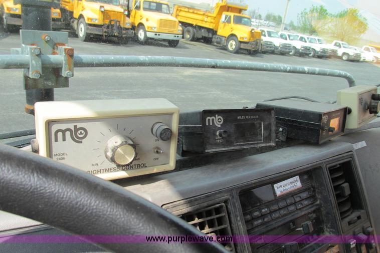 image for item F4803 1996 Ford low tilt cab paint striper truck