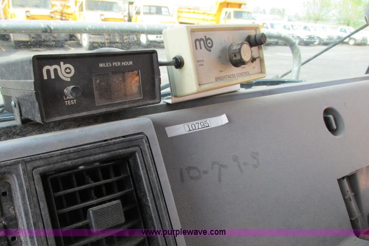 image for item F4803 1996 Ford low tilt cab paint striper truck