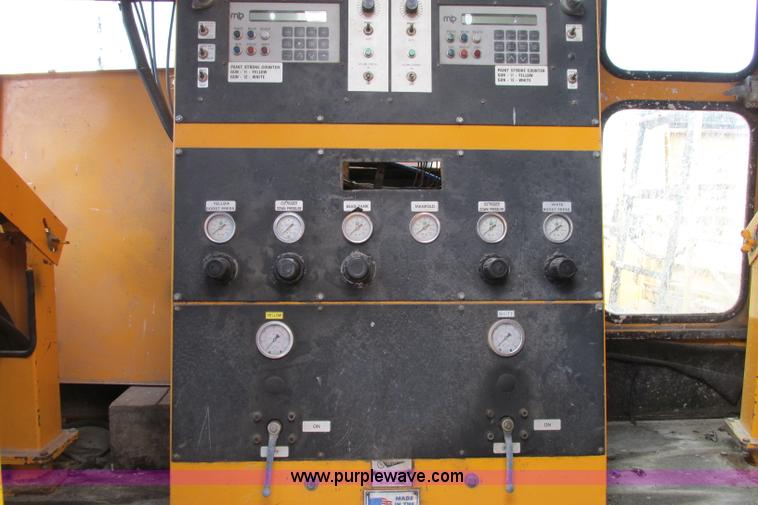 image for item F4803 1996 Ford low tilt cab paint striper truck