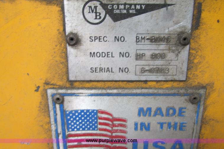 image for item F4803 1996 Ford low tilt cab paint striper truck