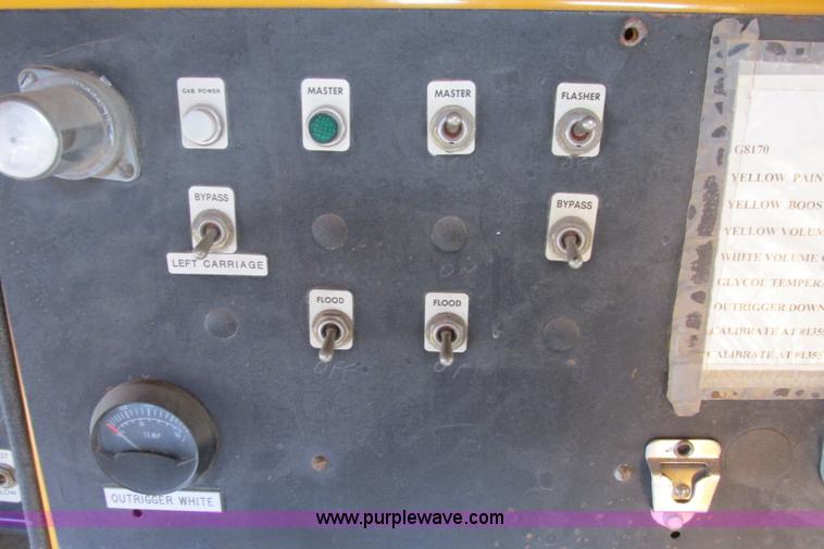 image for item F4803 1996 Ford low tilt cab paint striper truck