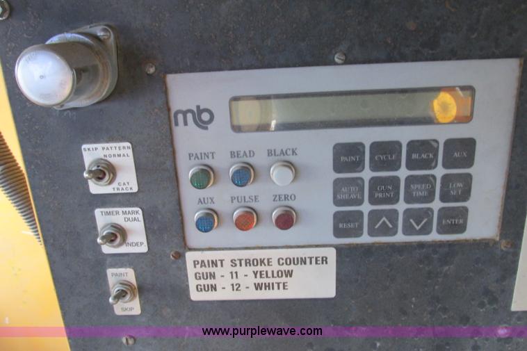 image for item F4803 1996 Ford low tilt cab paint striper truck