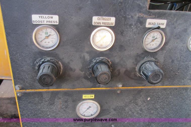 image for item F4803 1996 Ford low tilt cab paint striper truck