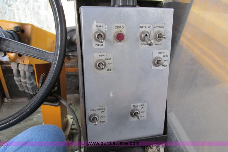 image for item F4803 1996 Ford low tilt cab paint striper truck