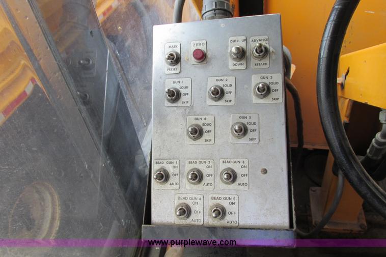 image for item F4803 1996 Ford low tilt cab paint striper truck