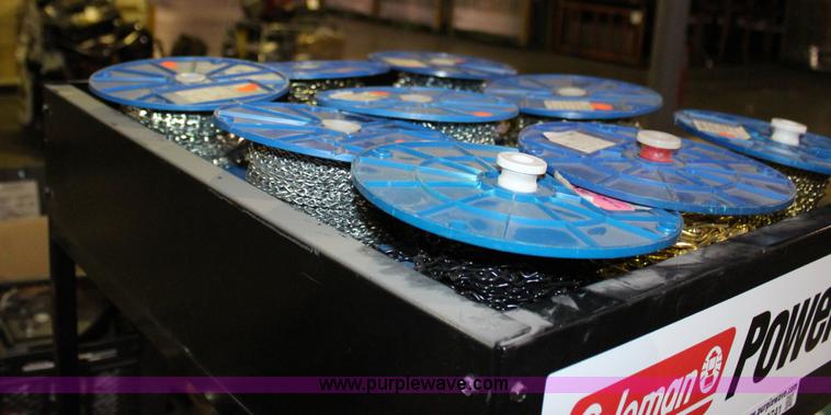 image for item AJ9741 (78) spools of assorted chain with cutter