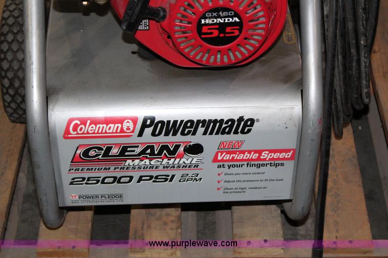 image for item AK9294 Coleman Powermate 2,500 psi power washer