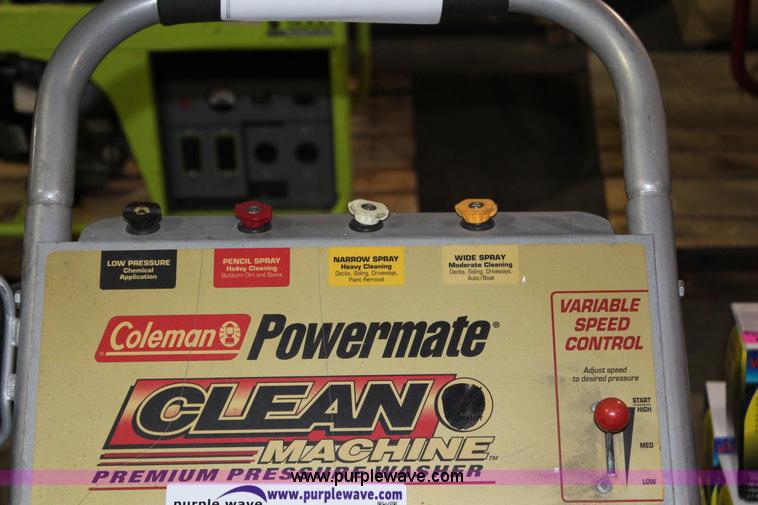 image for item AK9294 Coleman Powermate 2,500 psi power washer