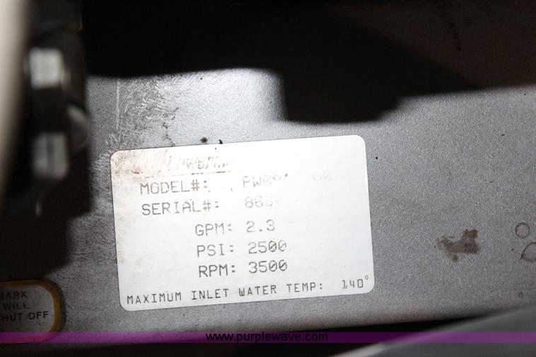 image for item AK9294 Coleman Powermate 2,500 psi power washer