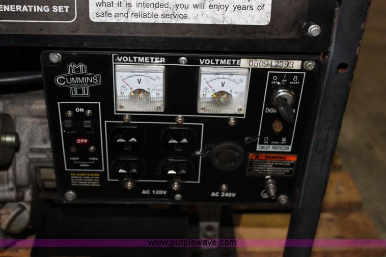 image for item AK9303 Cummins 6,500 watt generator