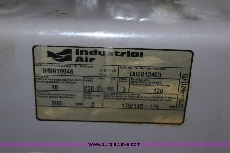 image for item AK9381 Industrial air compressor