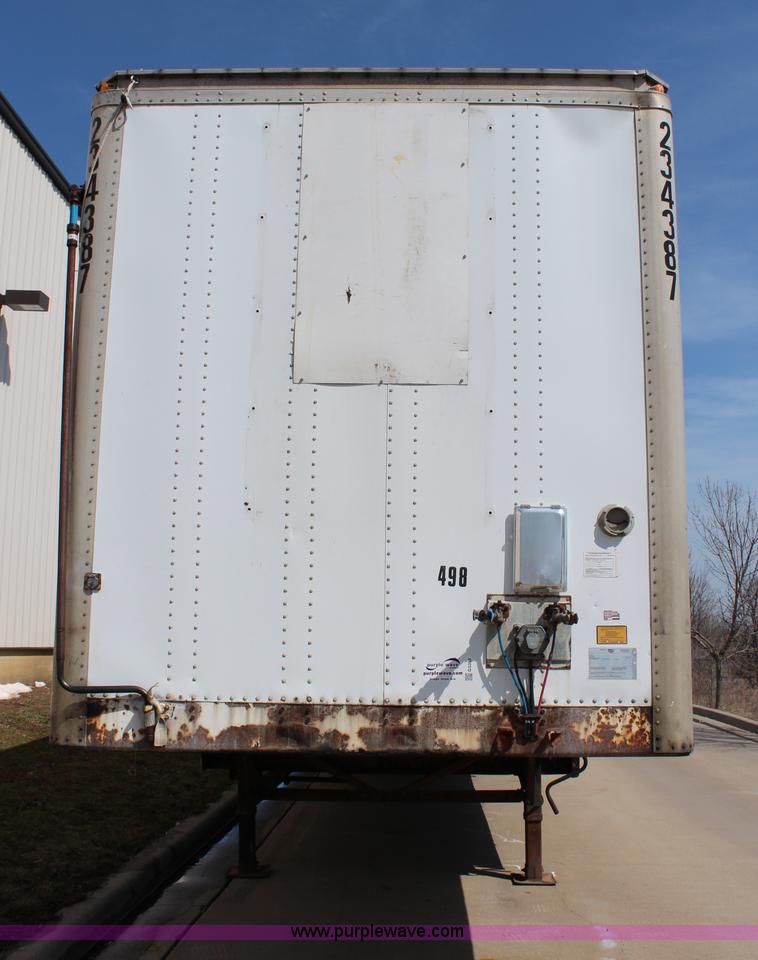 image for item G5353 1999 Wabash 53' drop van trailer