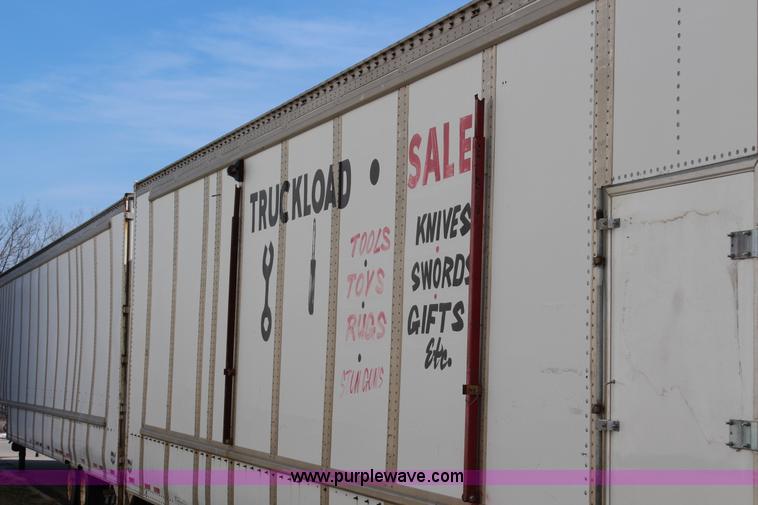 image for item G5353 1999 Wabash 53' drop van trailer