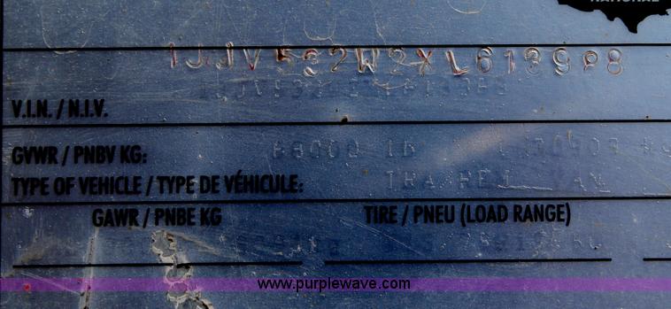 image for item G5353 1999 Wabash 53' drop van trailer