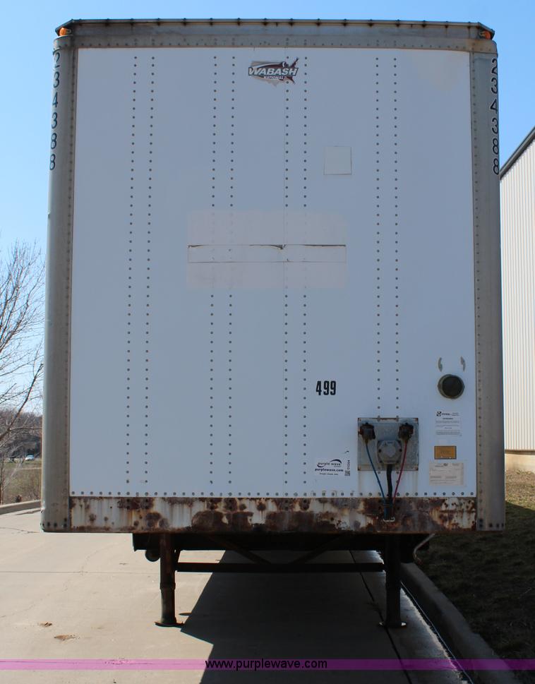 image for item G5354 1999 Wabash 53' drop van trailer