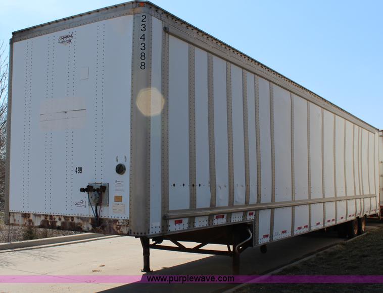 image for item G5354 1999 Wabash 53' drop van trailer