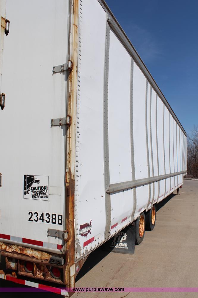 image for item G5354 1999 Wabash 53' drop van trailer