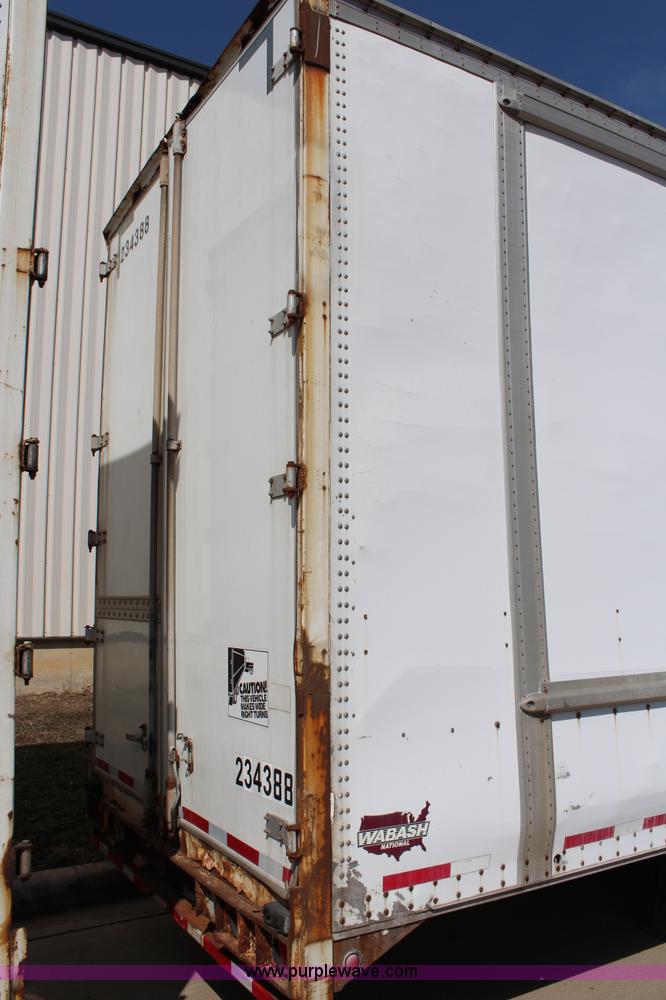 image for item G5354 1999 Wabash 53' drop van trailer