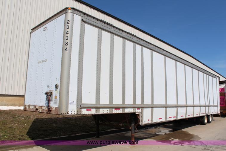 image for item G5368 1999 Wabash drop van trailer