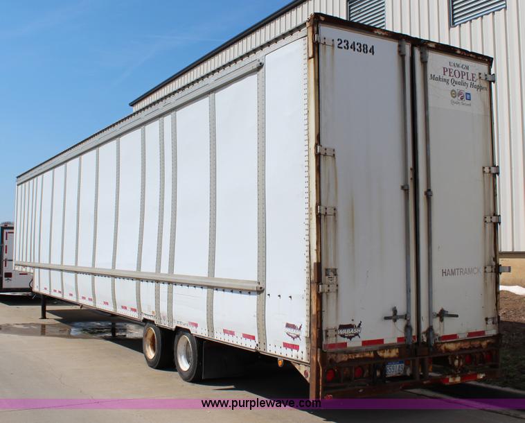 image for item G5368 1999 Wabash drop van trailer