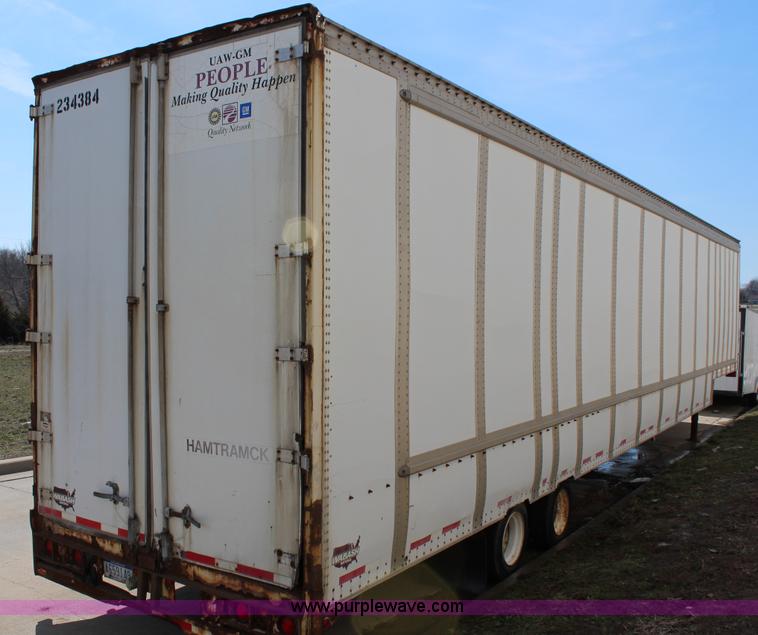 image for item G5368 1999 Wabash drop van trailer