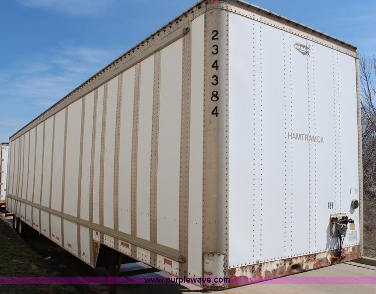 image for item G5368 1999 Wabash drop van trailer