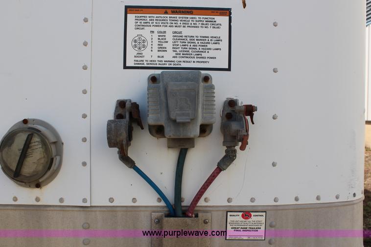 image for item G5369 1999 Great Dane drop van trailer