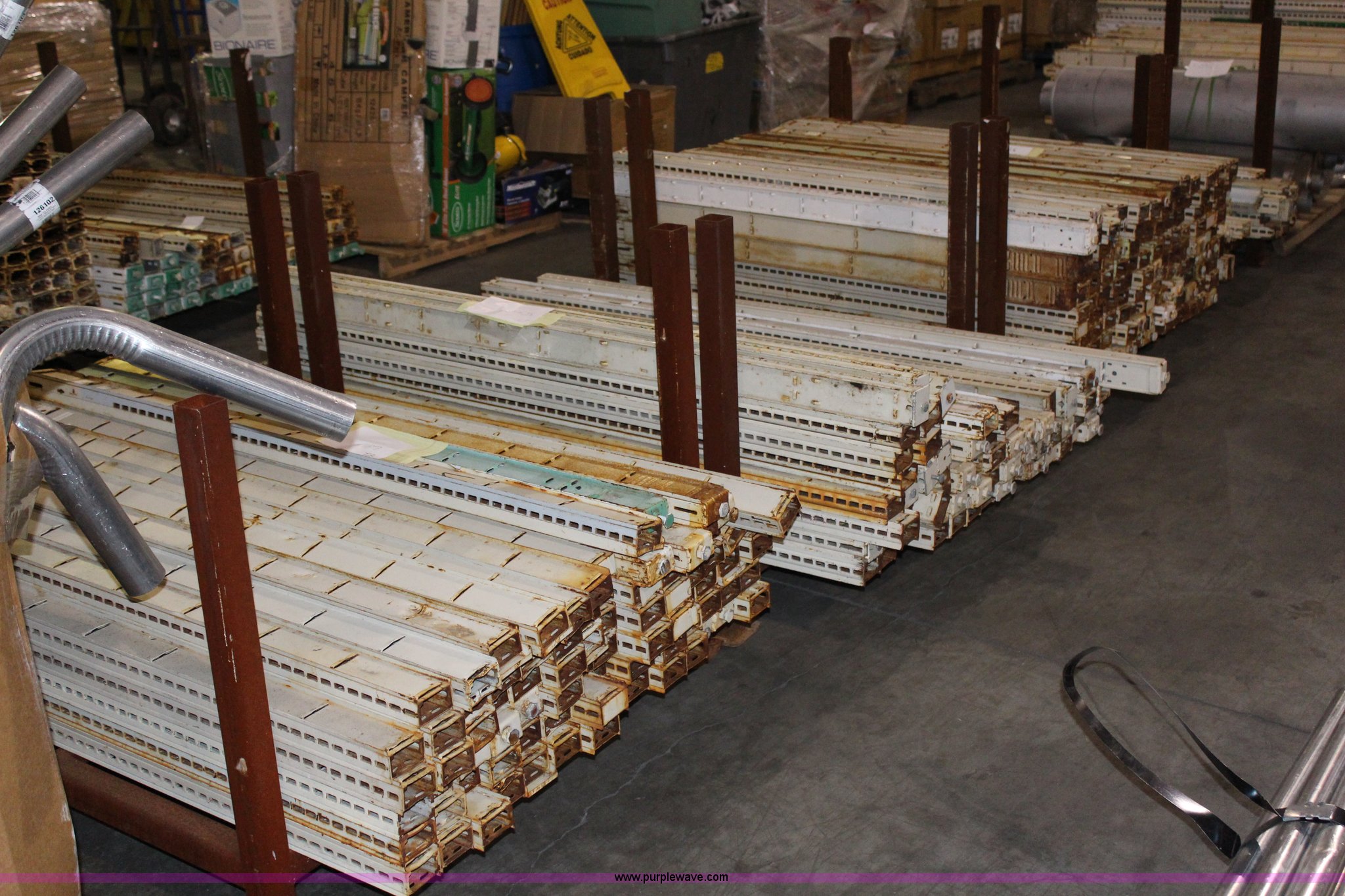 Gondola shelving uprights in Spring Hill, KS Item AJ9714 sold