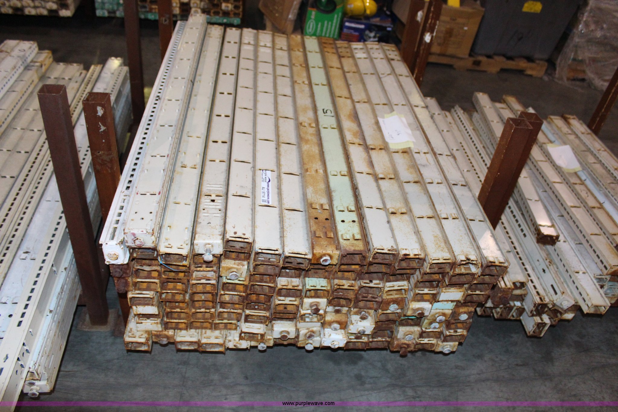 Gondola shelving uprights in Spring Hill, KS Item AJ9714 sold