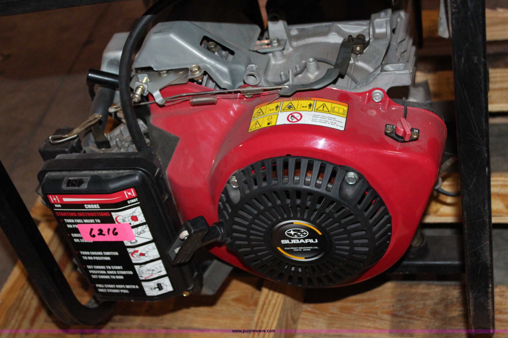 Black Max 6560 generator in Spring Hill, KS Item AJ9738 sold Purple