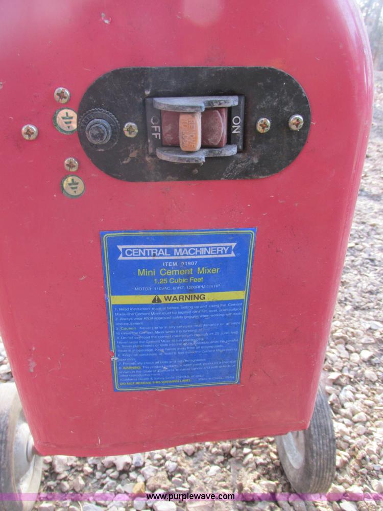 image for item AB9415 Central machinery mixer