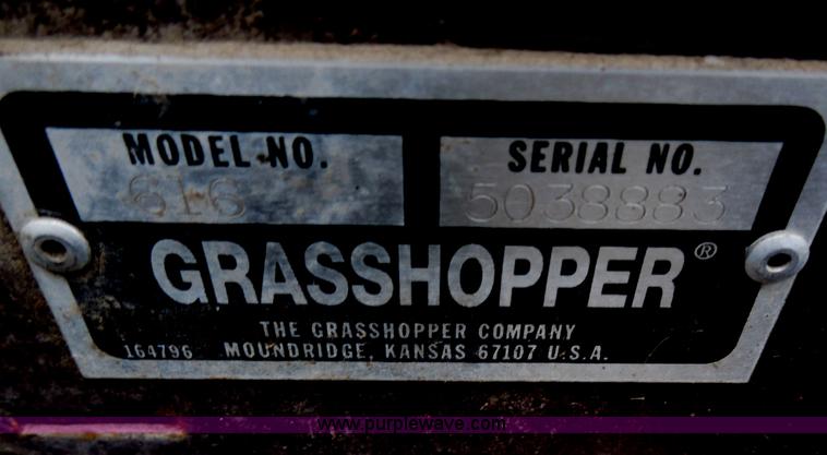 image for item AD9484 Grasshopper ZTR lawn mower