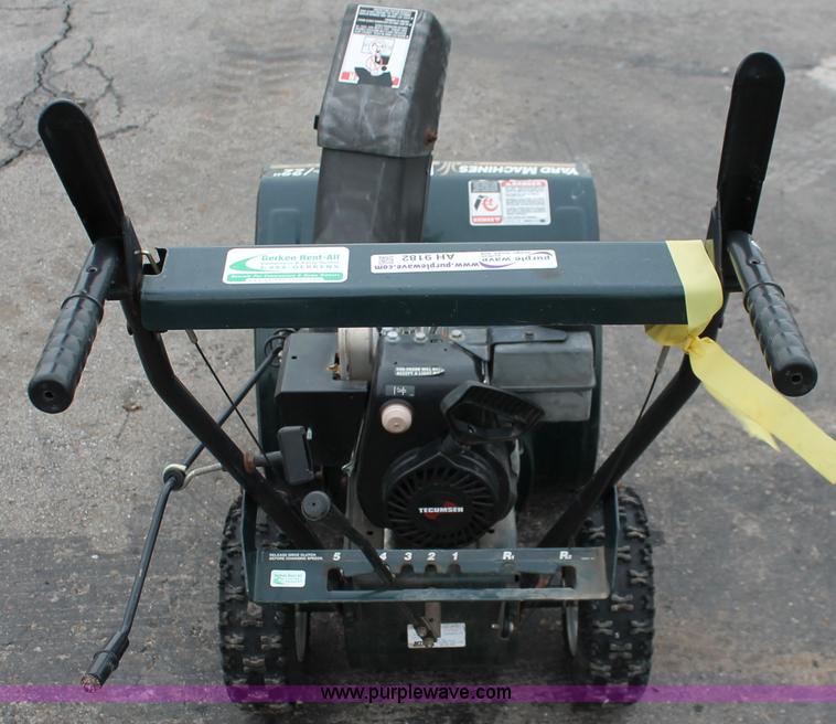 MTD Yard Machines snow blower Item AH9182 selling at SOLD! May 1