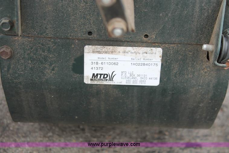 image for item AH9182 MTD Yard Machines snow blower