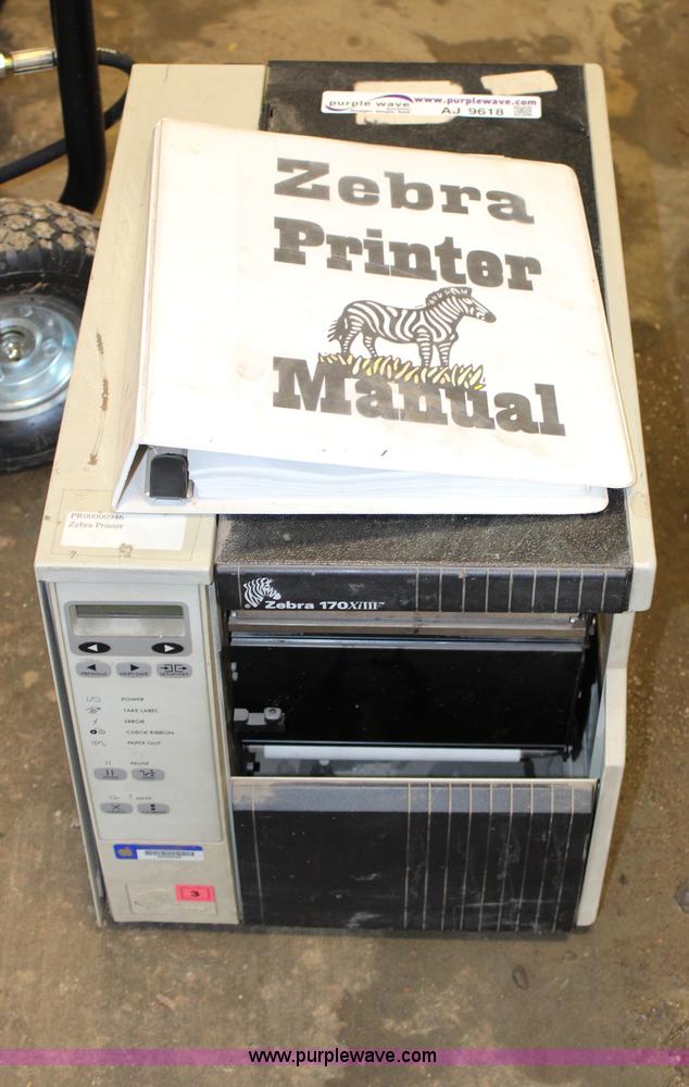 image for item AJ9618 Zebra 170 Xiiii label and barcode printer