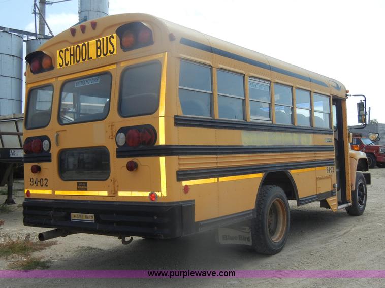 image for item D4373 1994 Chevrolet BlueBird school bus