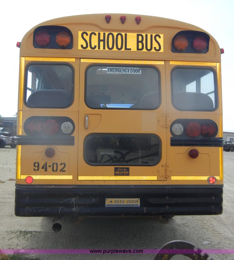 image for item D4373 1994 Chevrolet BlueBird school bus