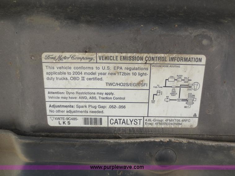 image for item D5814 2004 Ford F150 XLT SuperCab pickup truck