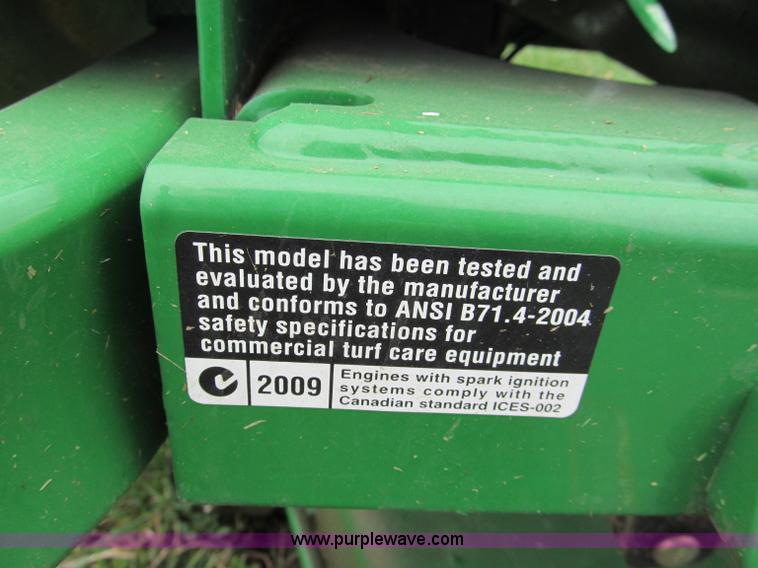 image for item E5989 John Deere 997 ZTrak ZTR commercial lawn mower