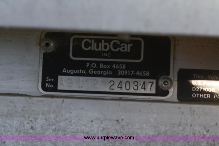 image for item F2531 Club car golf cart