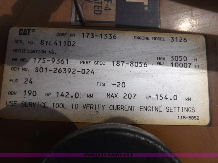 image for item F6492 2000 Freightliner FL60 semi truck