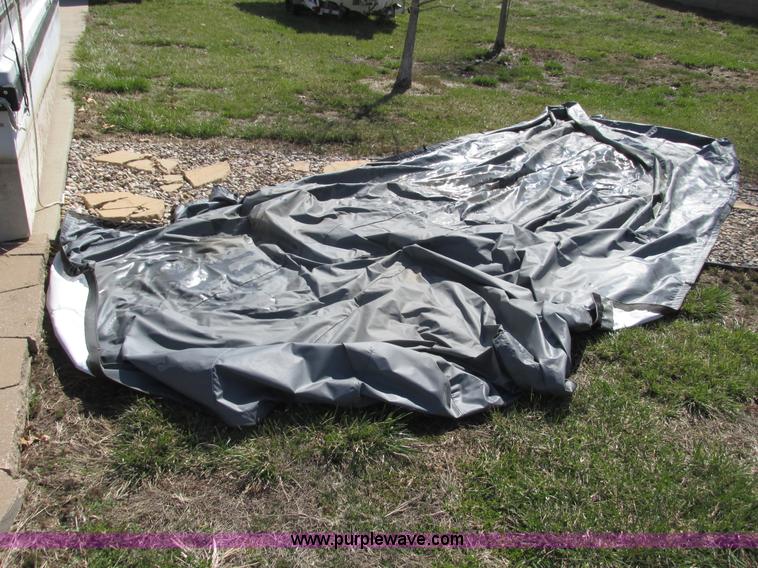 image for item G3072 1989 Ventura II limited edition 27' pontoon boat